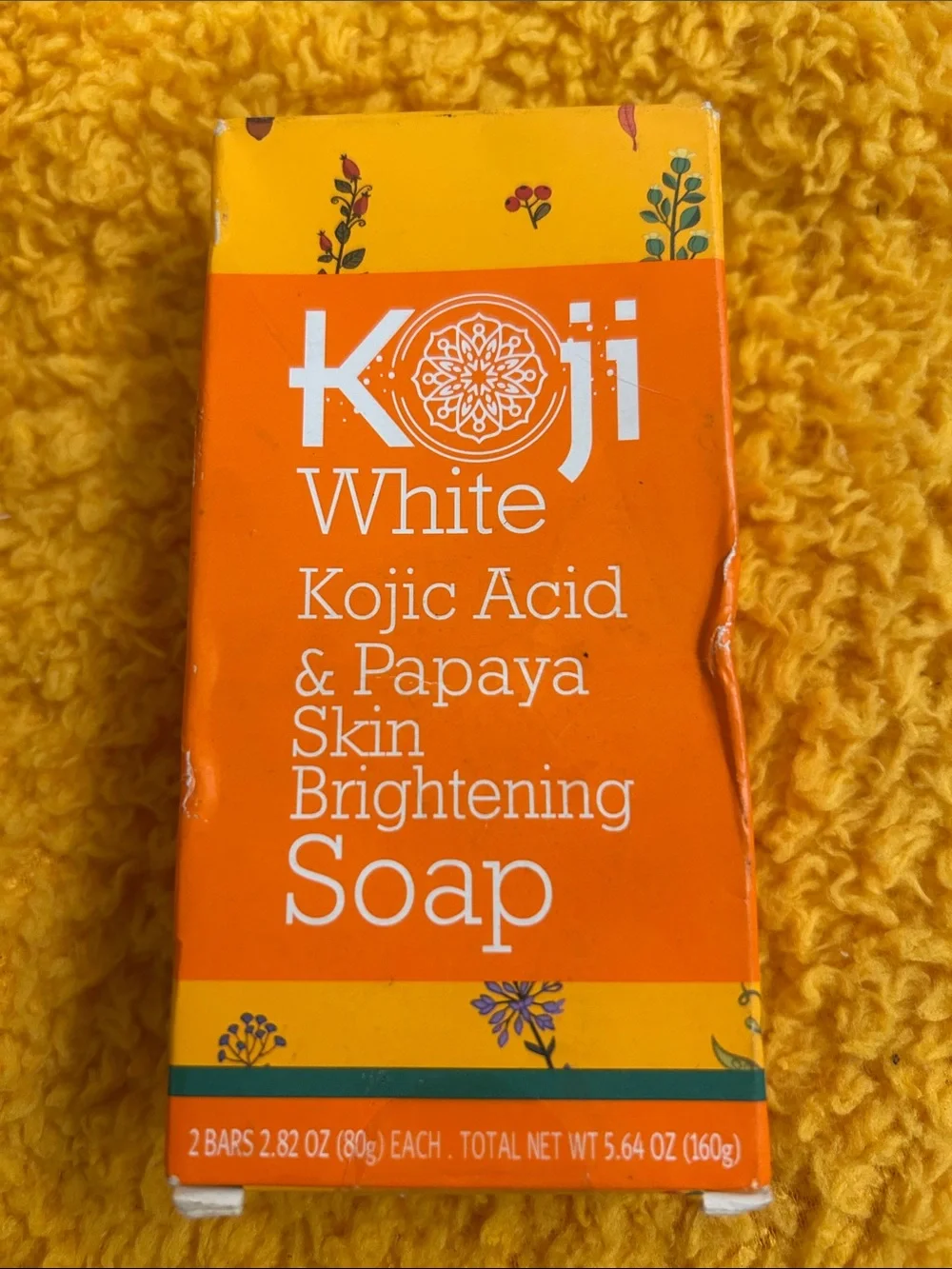 White c Acid & Papaya Brightening Soap - Orange